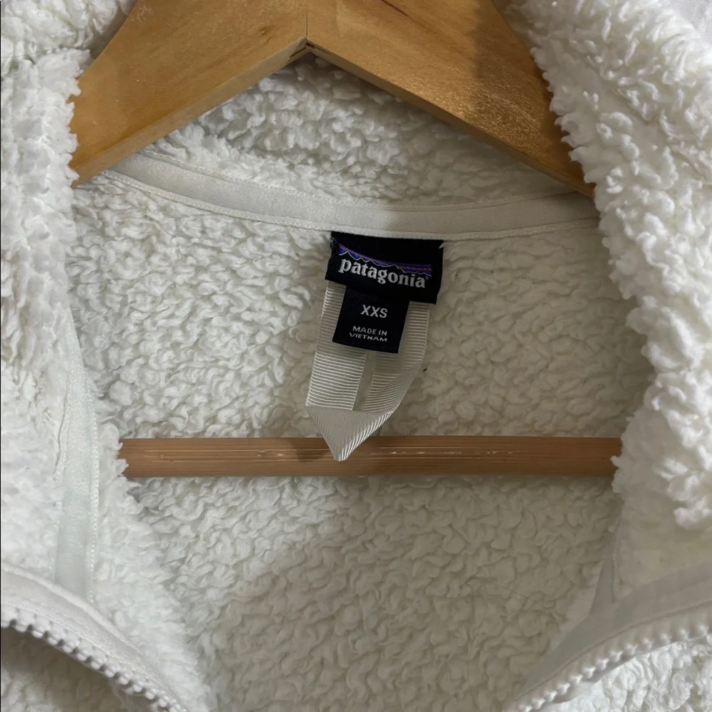 Patagonia Los Gatos Sweater - 1/4 Zip White Pullover - Picture 3 of 7